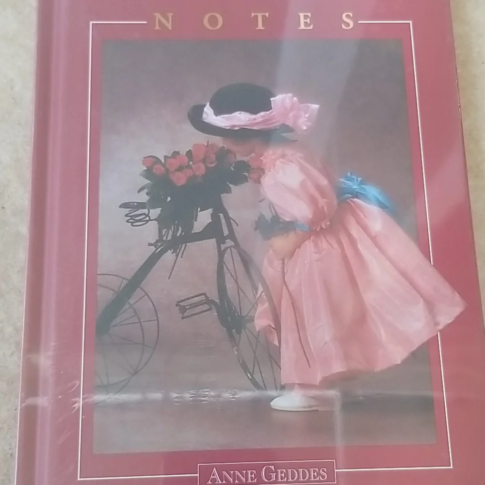 Anne Geddes child in pink dress journal